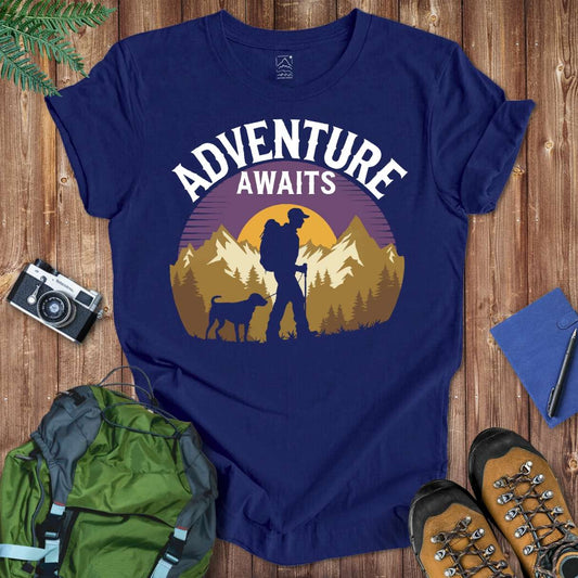 Adventure Dog Tee T-Shirt Navy / S