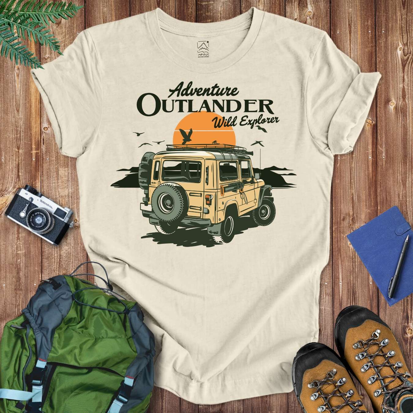 Adventure Outlander Tee T-Shirt Natural / S