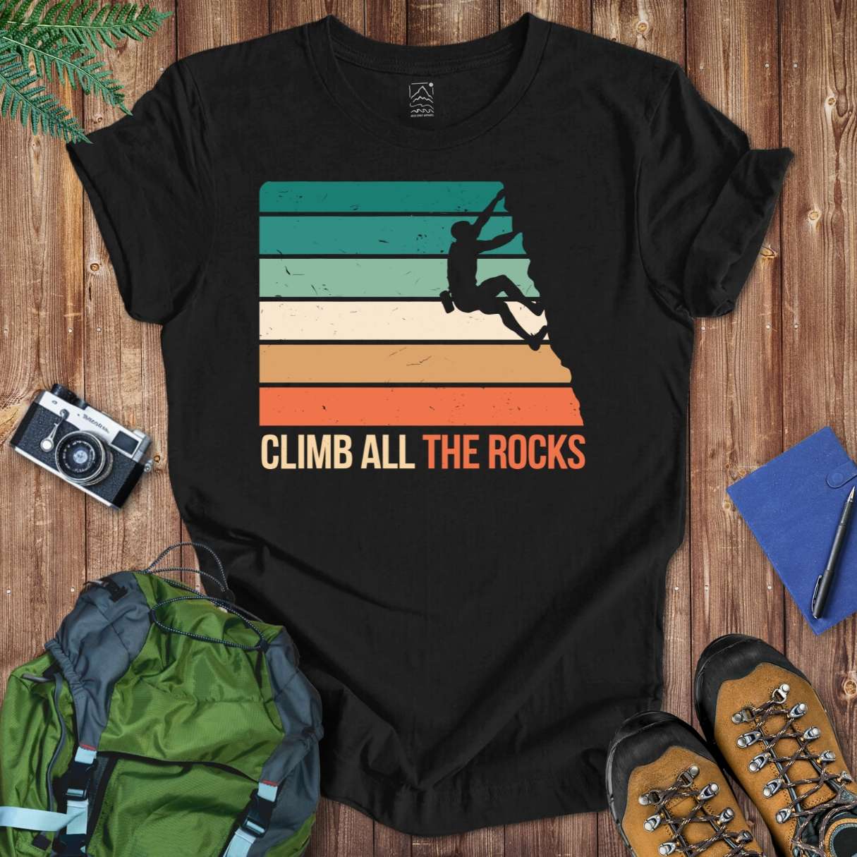 All The Rocks Tee T-Shirt Black / S