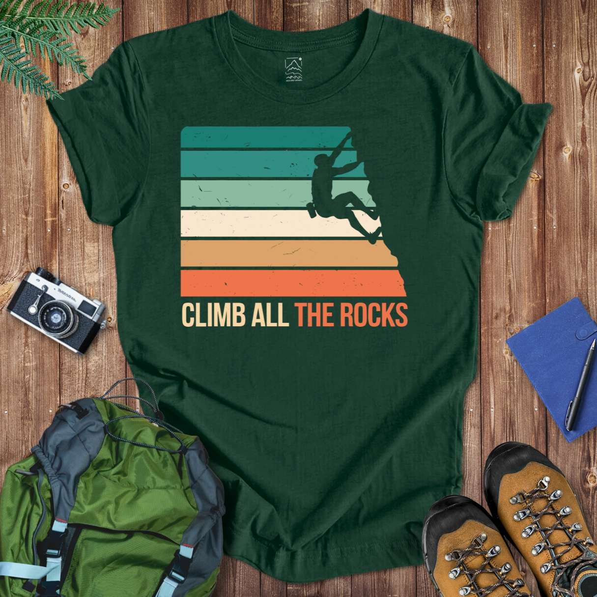 All The Rocks Tee T-Shirt Forest / S