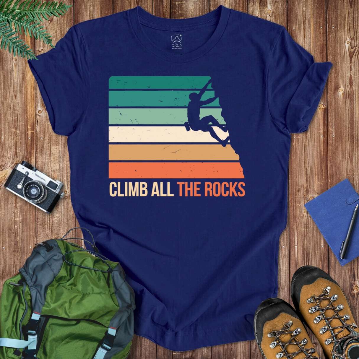 All The Rocks Tee T-Shirt Navy / S