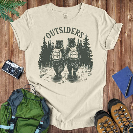 Bear Outsiders Tee T-Shirt Natural / S