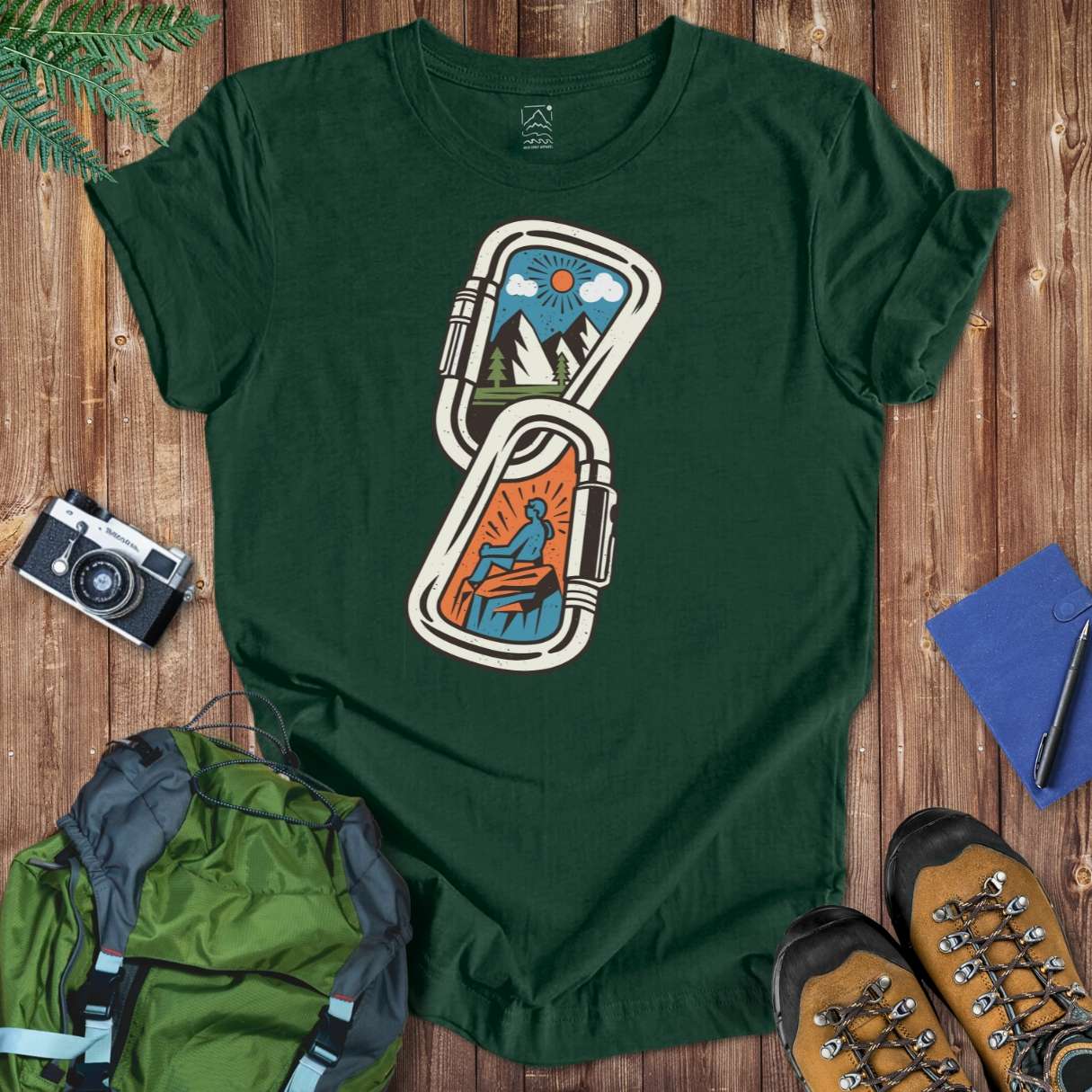 Carabiner Tee T-Shirt Forest / S