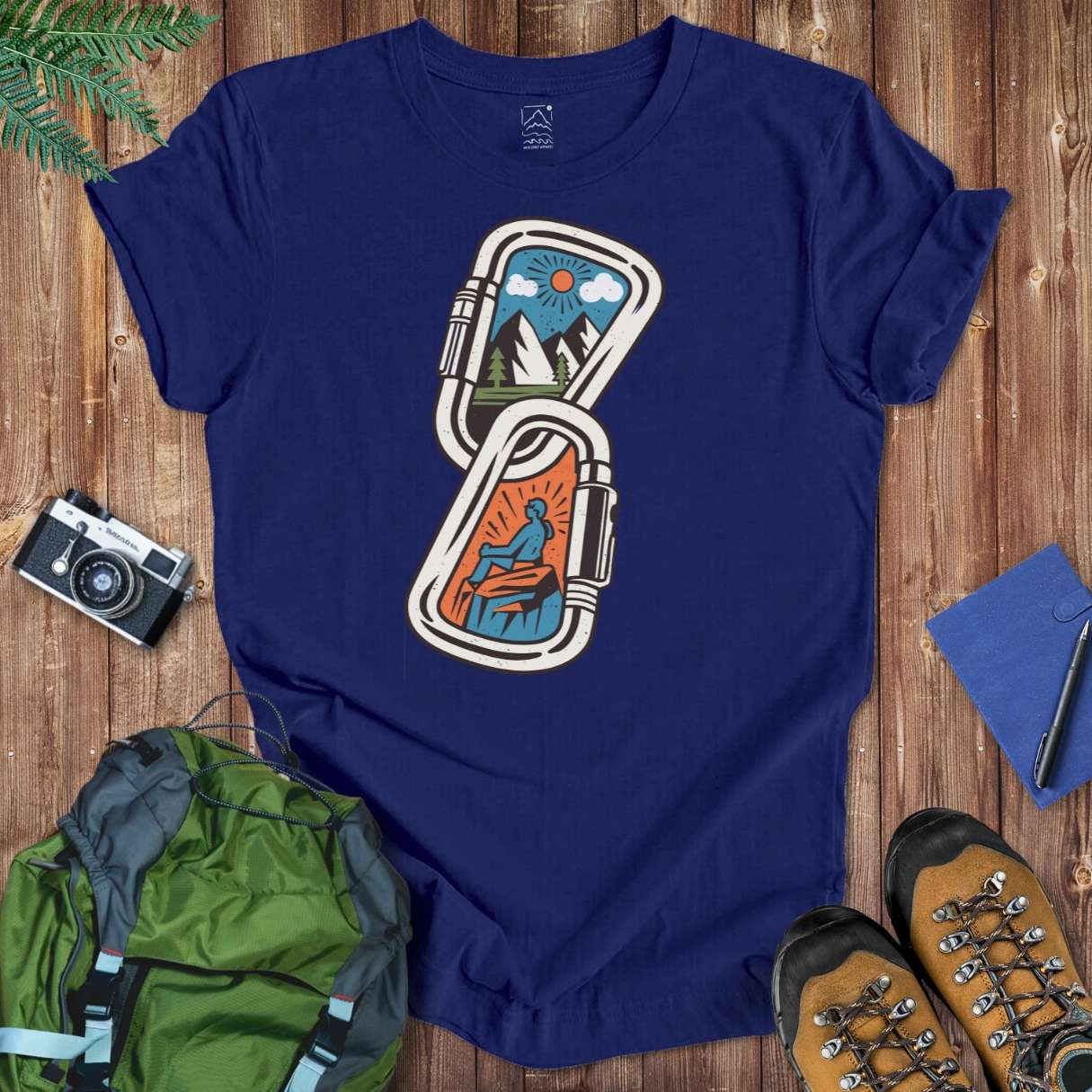 Carabiner Tee T-Shirt Navy / S