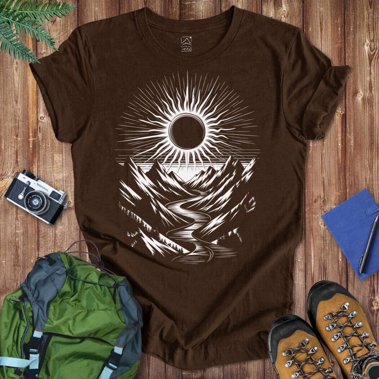 Celestial Tee T-Shirt Brown / S