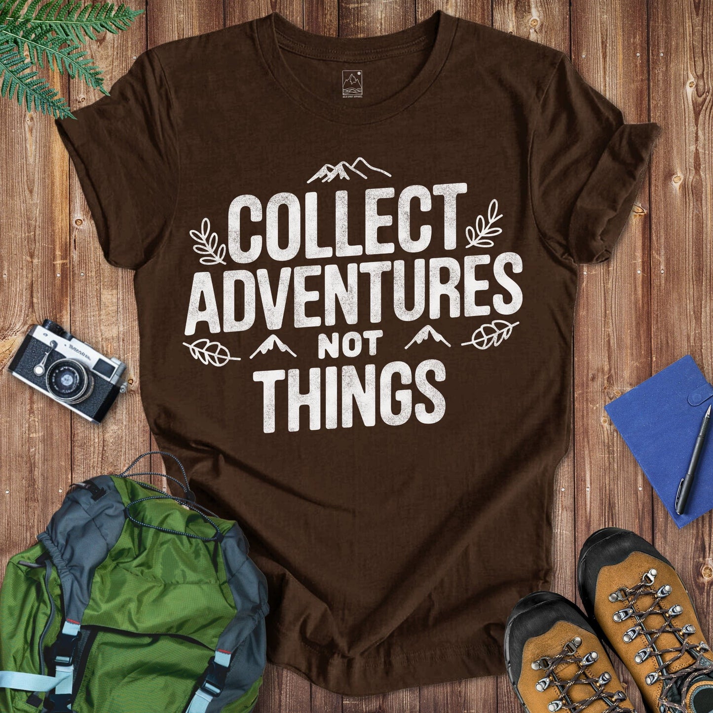 Collect Adventures Tee T-Shirt Brown / S