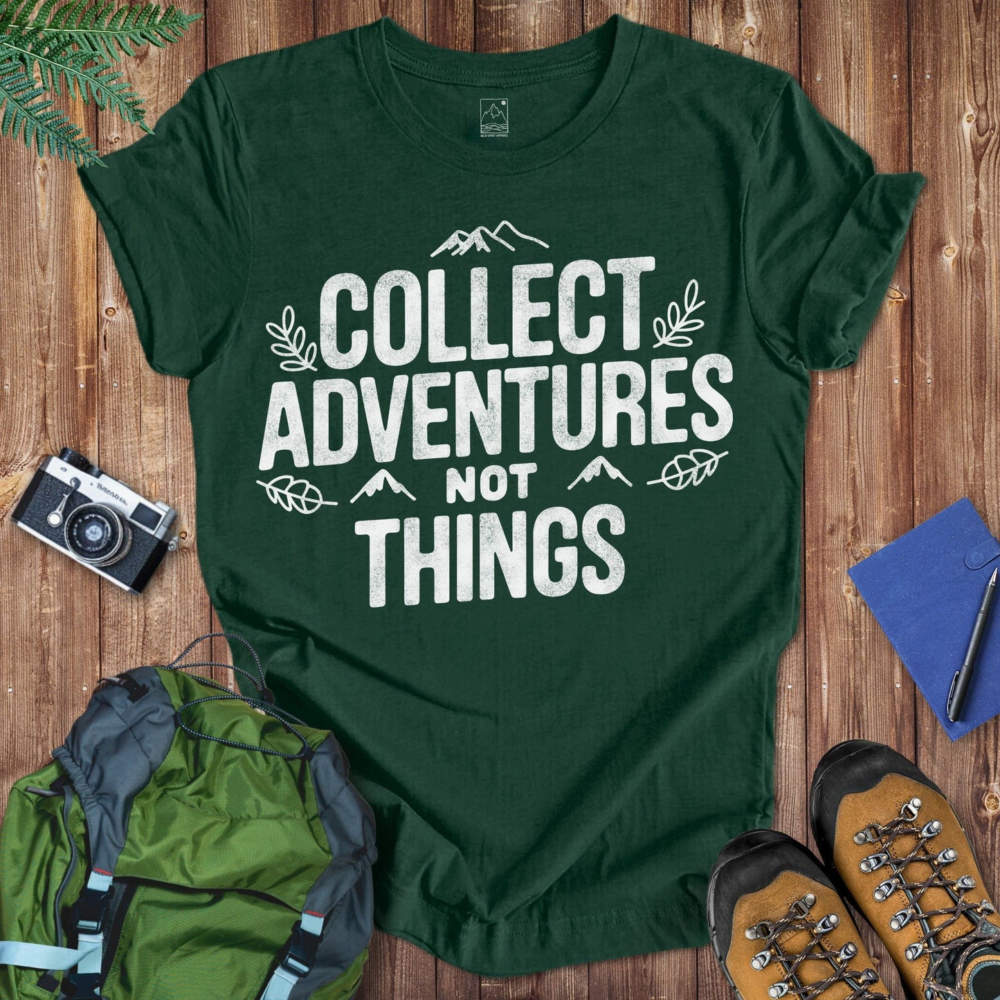 Collect Adventures Tee T-Shirt Forest / S