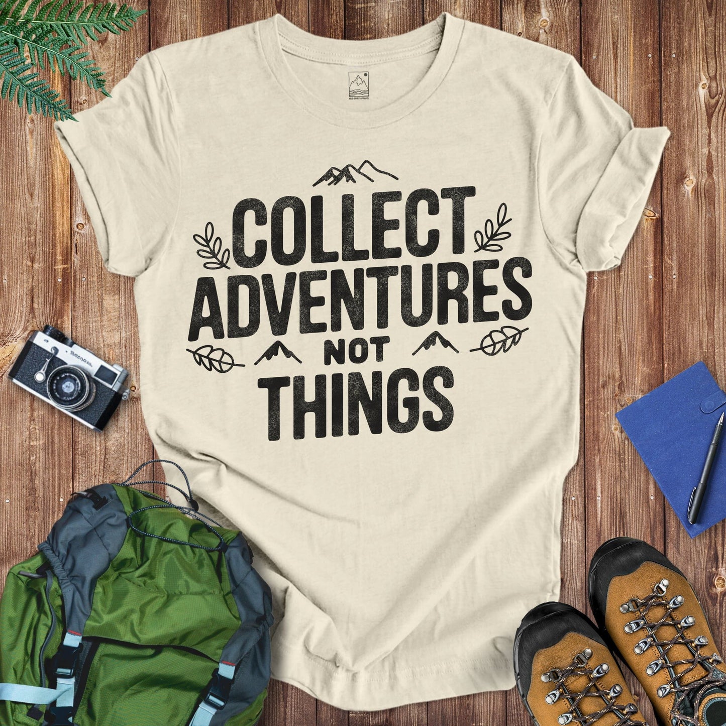 Collect Adventures Tee T-Shirt Natural / S