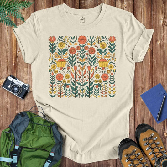 Cottage Flower Tee T-Shirt Natural / S