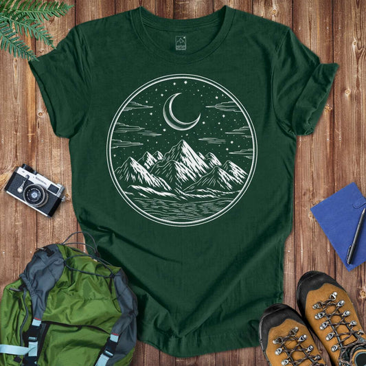 Crescent Night Tee T-Shirt Forest / S