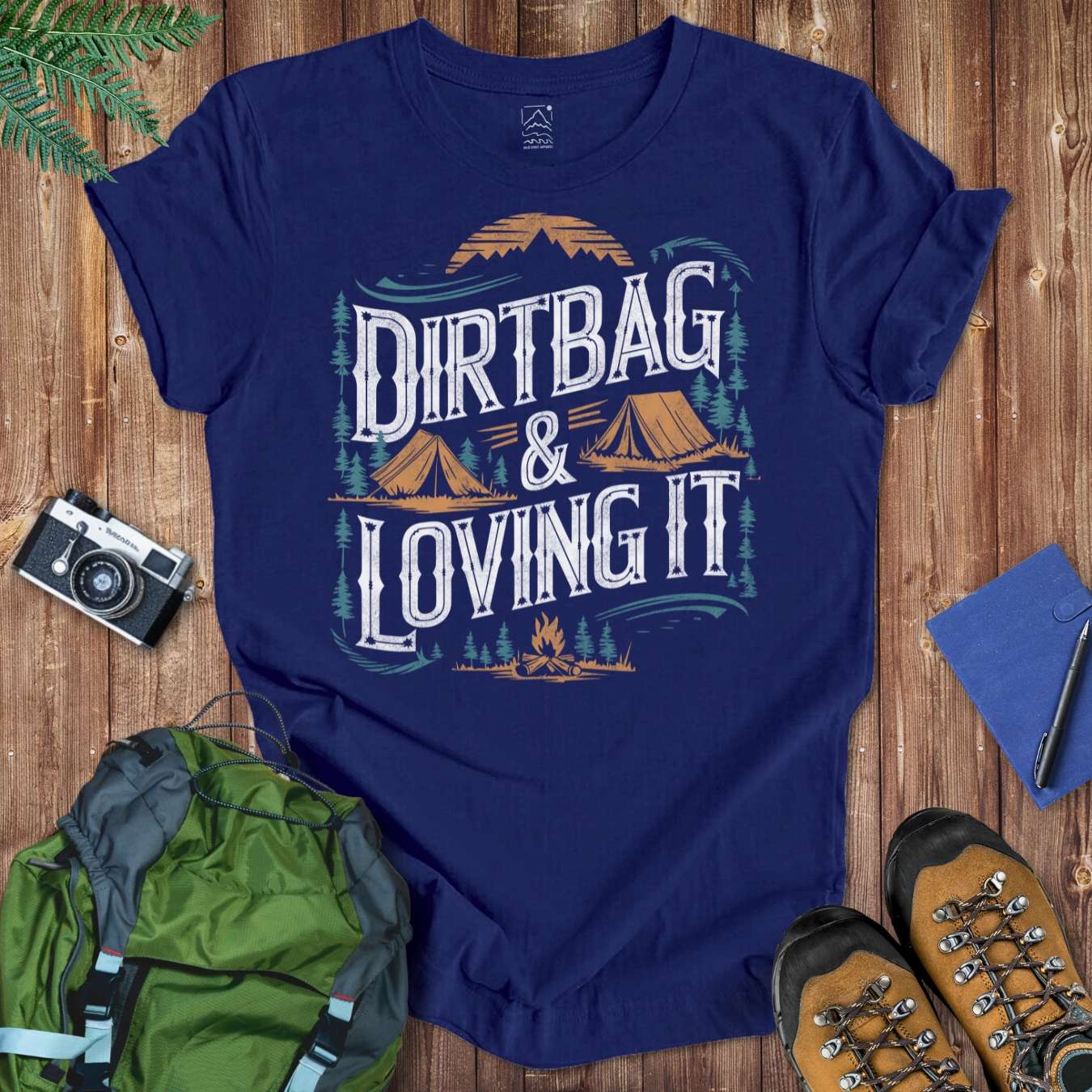 Dirtbag Tee T-Shirt Navy / S