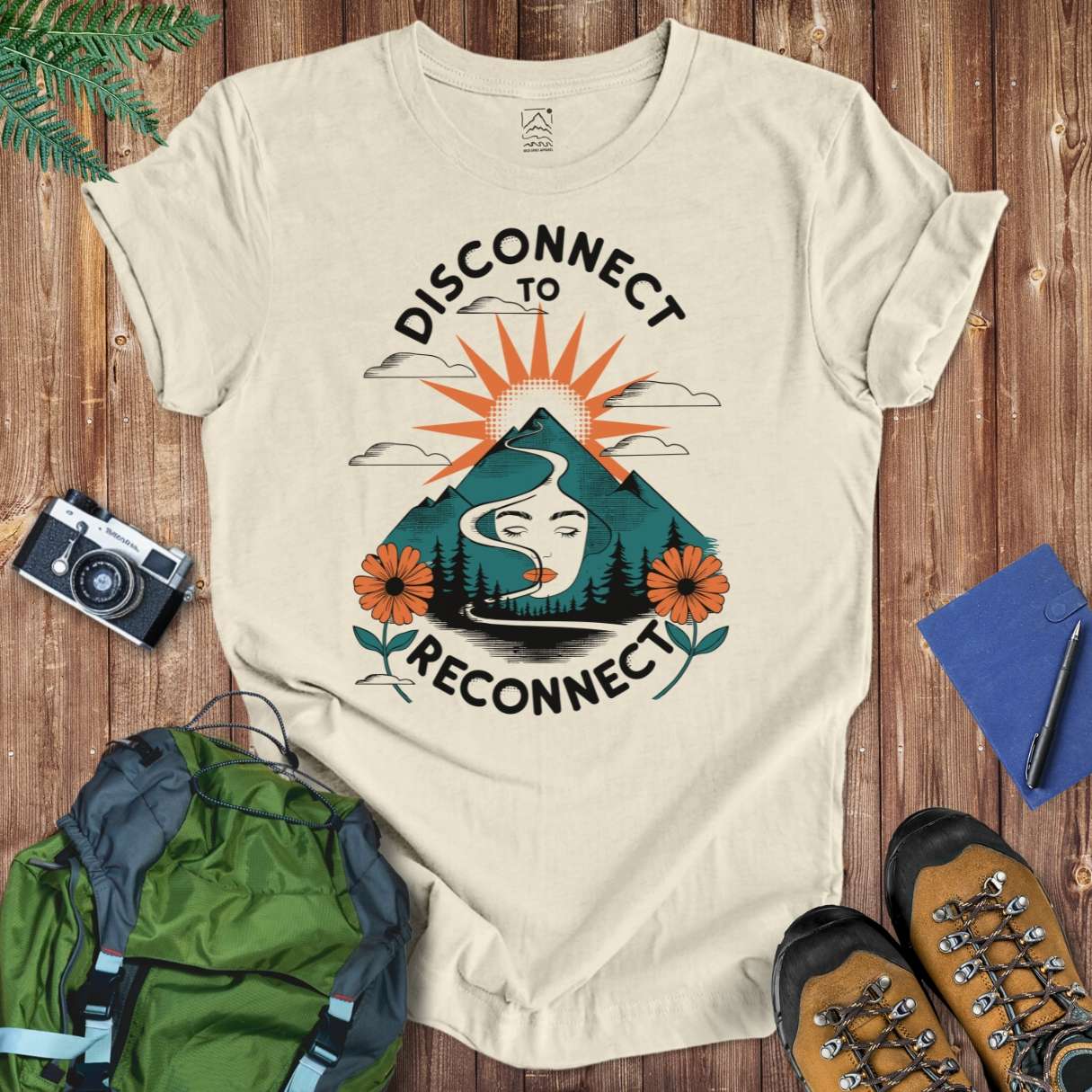 Disconnect Tee T-Shirt Natural / S