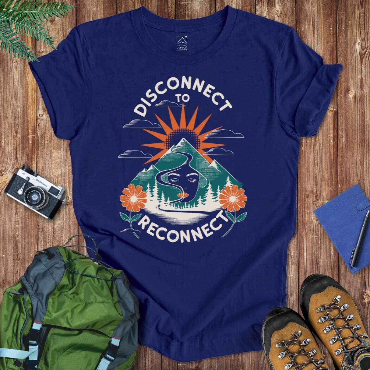 Disconnect Tee T-Shirt Navy / S