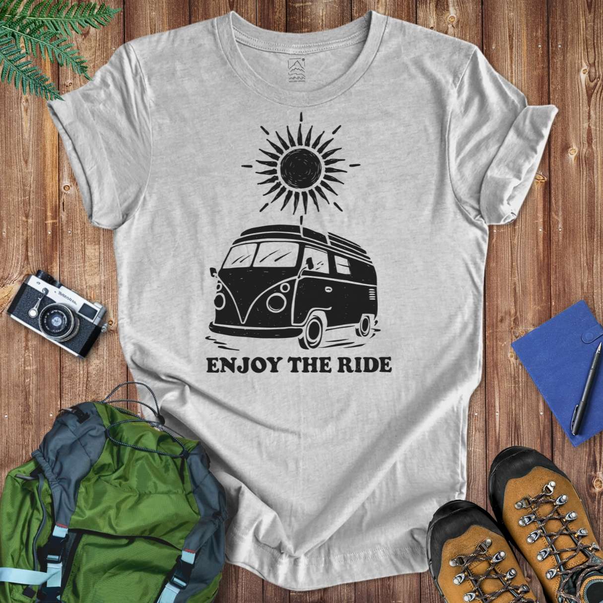 Enjoy The Ride Tee T-Shirt Athletic Heather / S