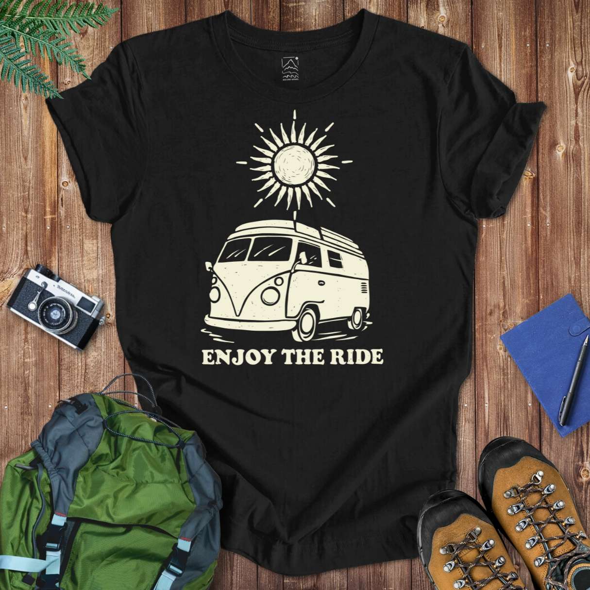 Enjoy The Ride Tee T-Shirt Black / S