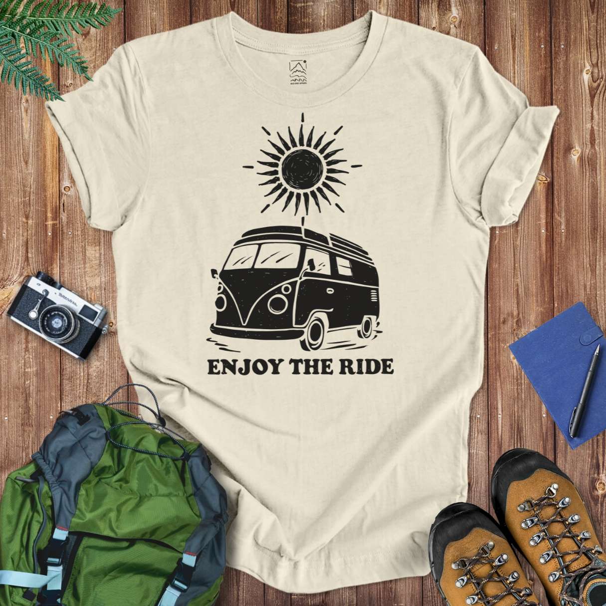 Enjoy The Ride Tee T-Shirt Natural / S