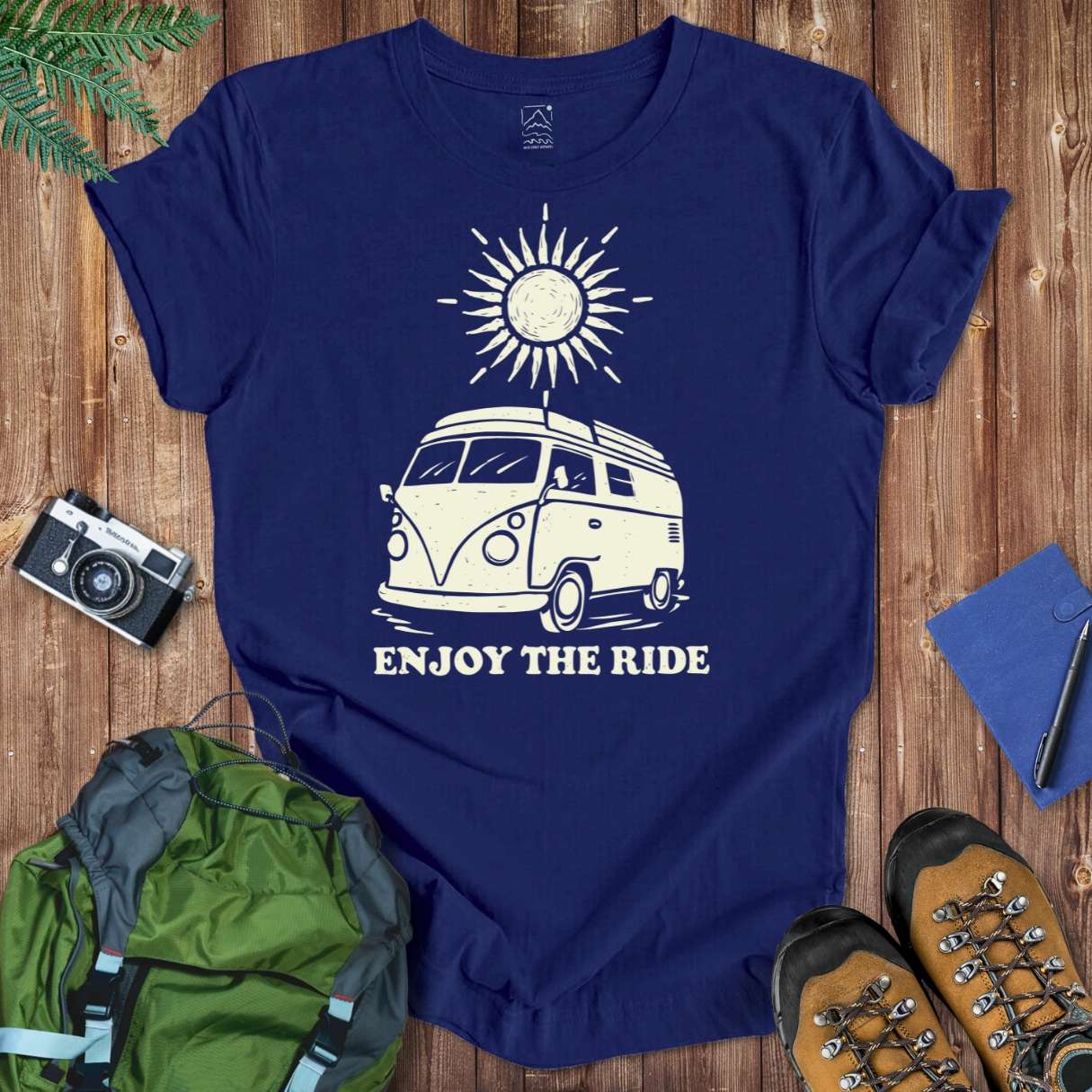 Enjoy The Ride Tee T-Shirt Navy / S