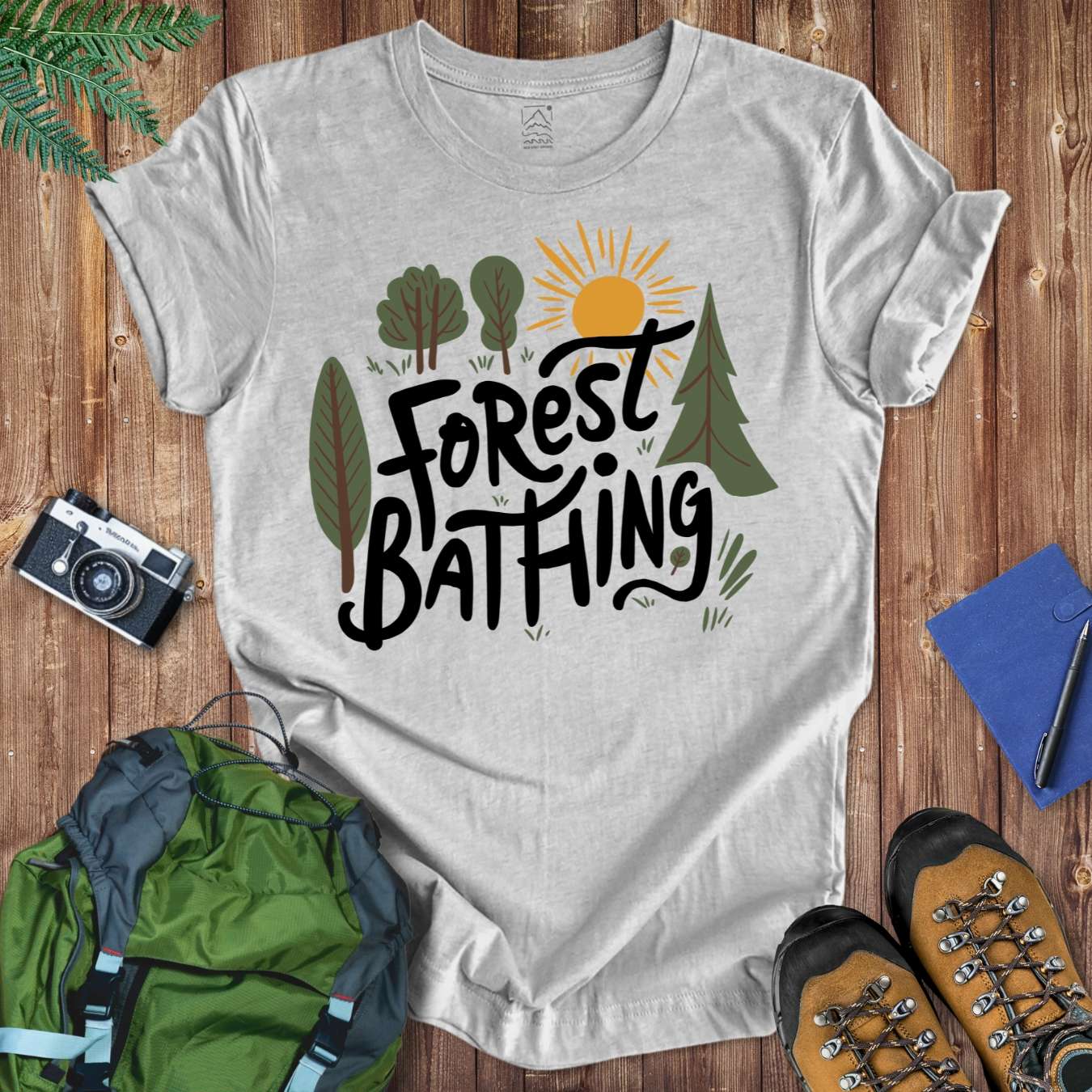 Forest Bathing Tee T-Shirt Athletic Heather / S