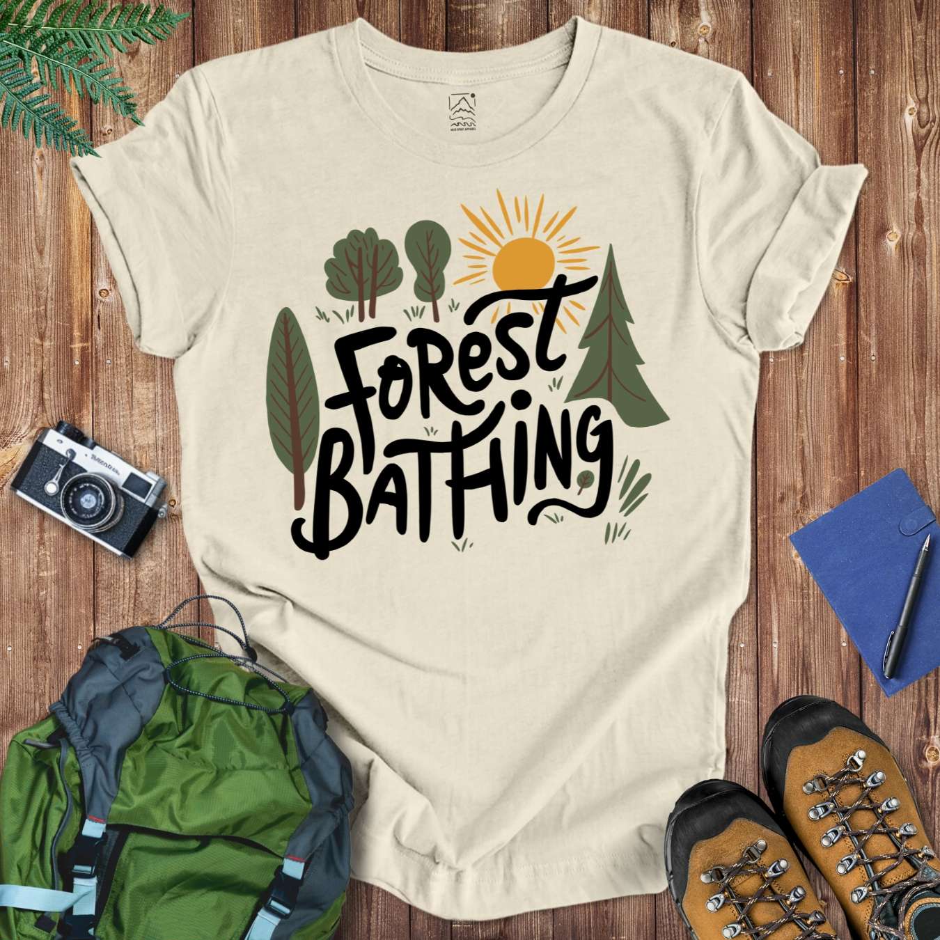 Forest Bathing Tee T-Shirt Natural / S