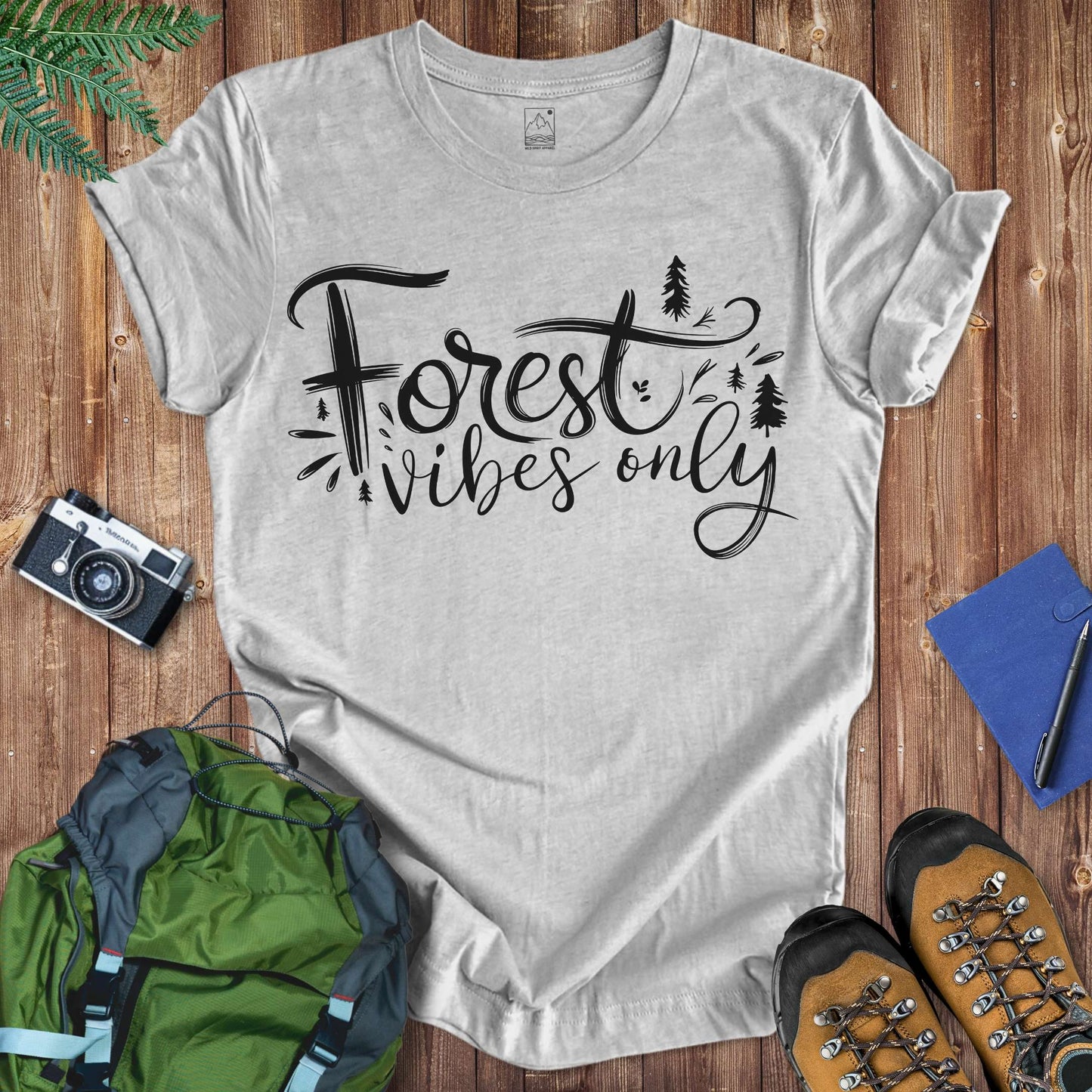 Forest Vibes Tee T-Shirt Athletic Heather / S