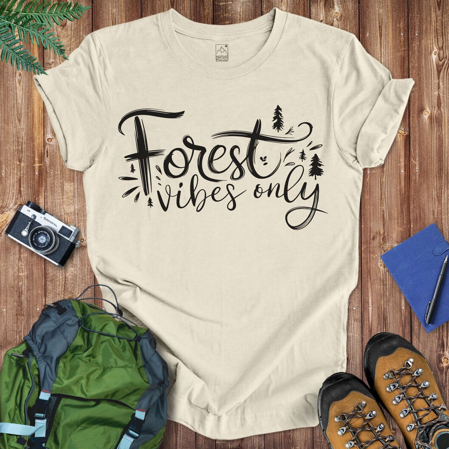 Forest Vibes Tee T-Shirt Natural / S