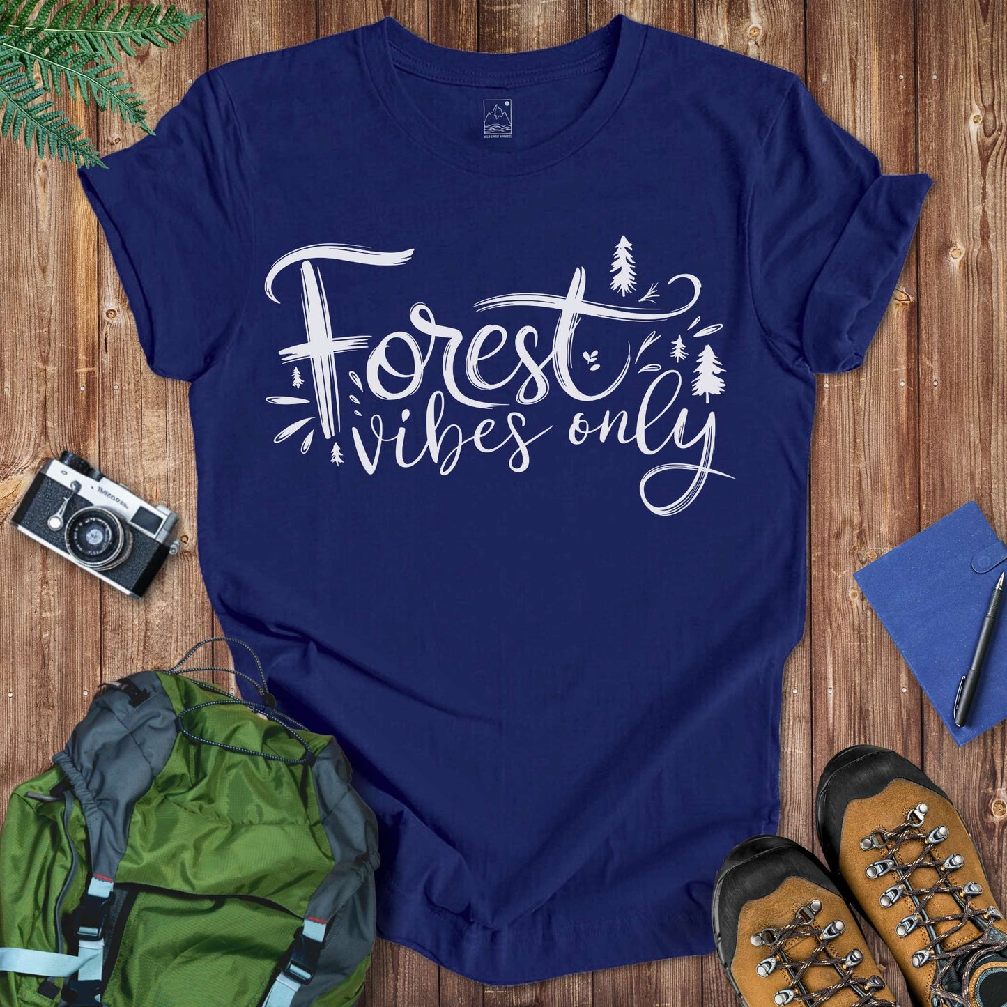 Forest Vibes Tee T-Shirt Navy / S