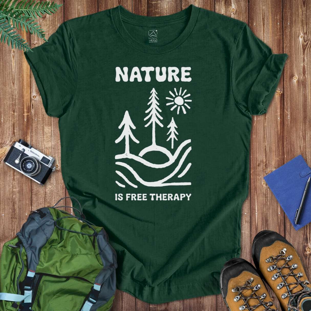 Free Therapy Tee T-Shirt Forest / S