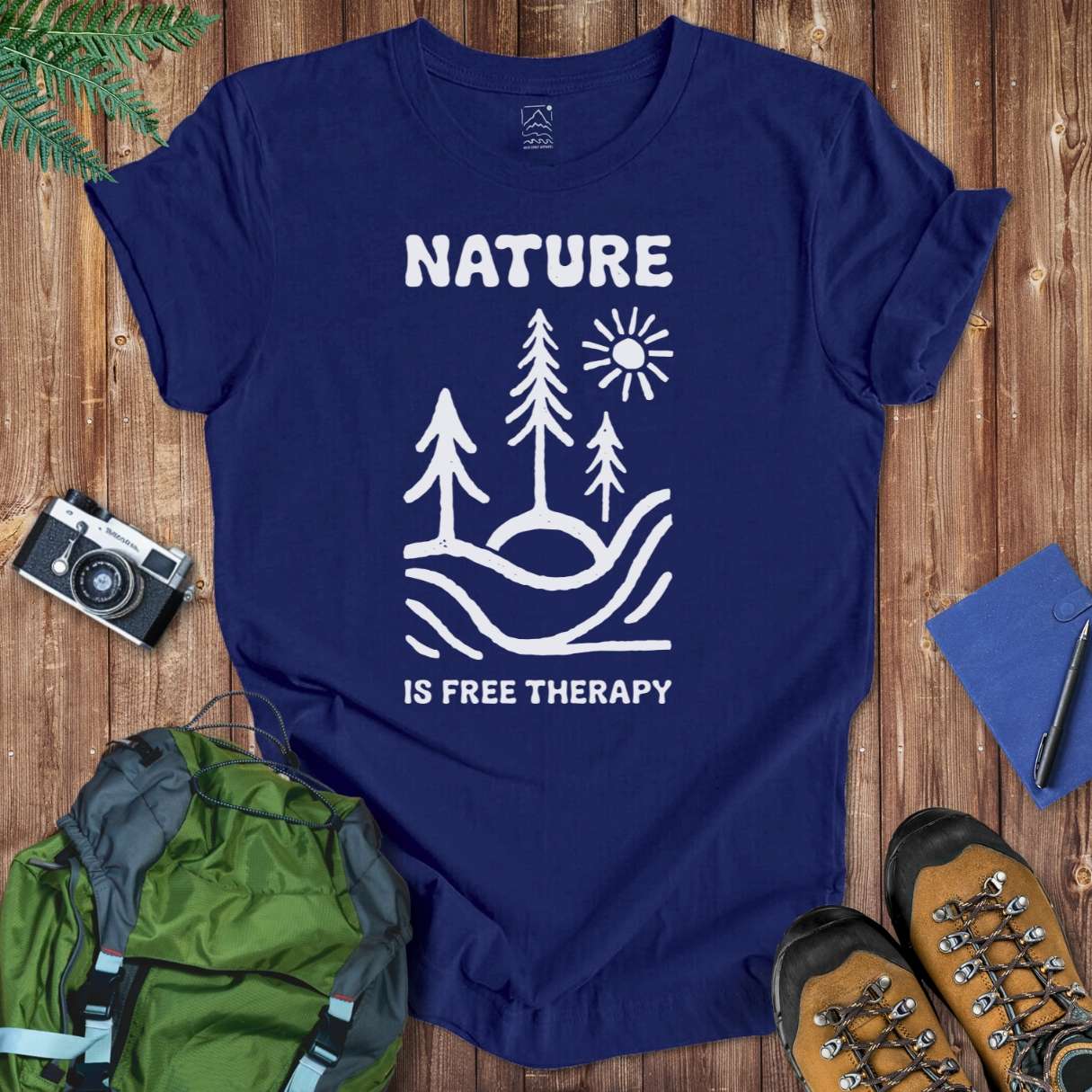 Free Therapy Tee T-Shirt Navy / S