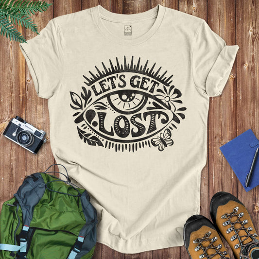 Get Lost Eye Tee T-Shirt Natural / S