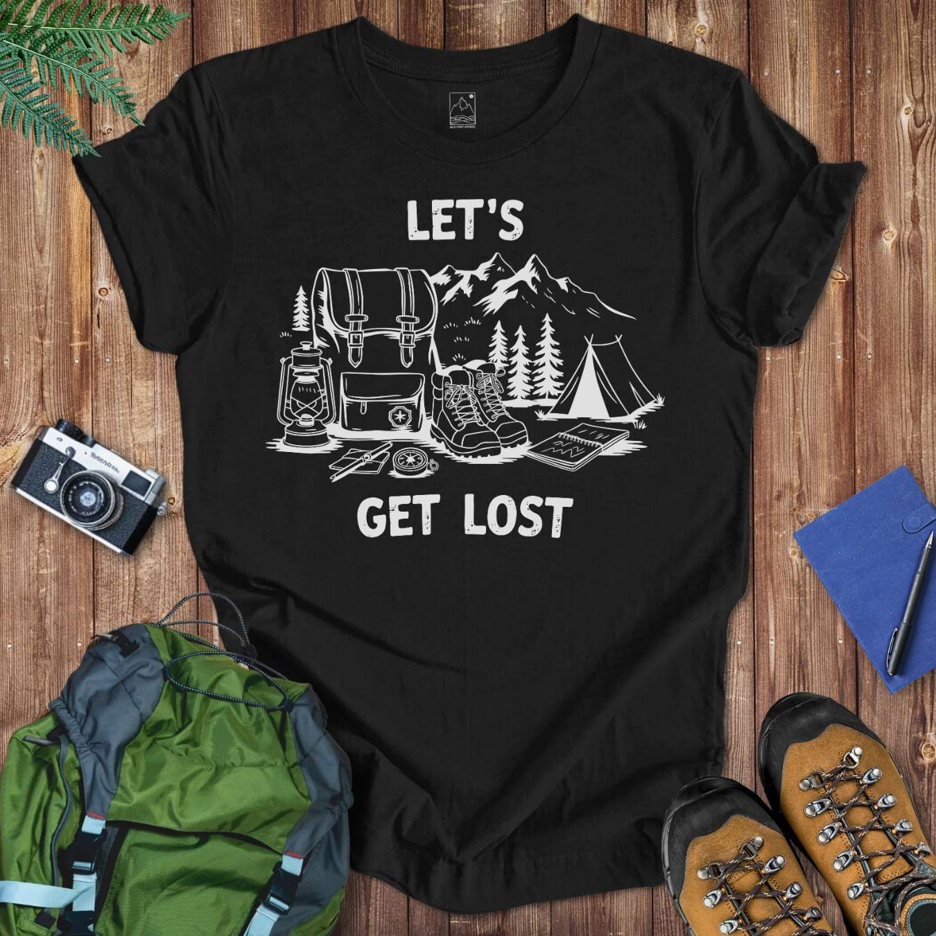 Get Lost Items Tee T-Shirt Black / S