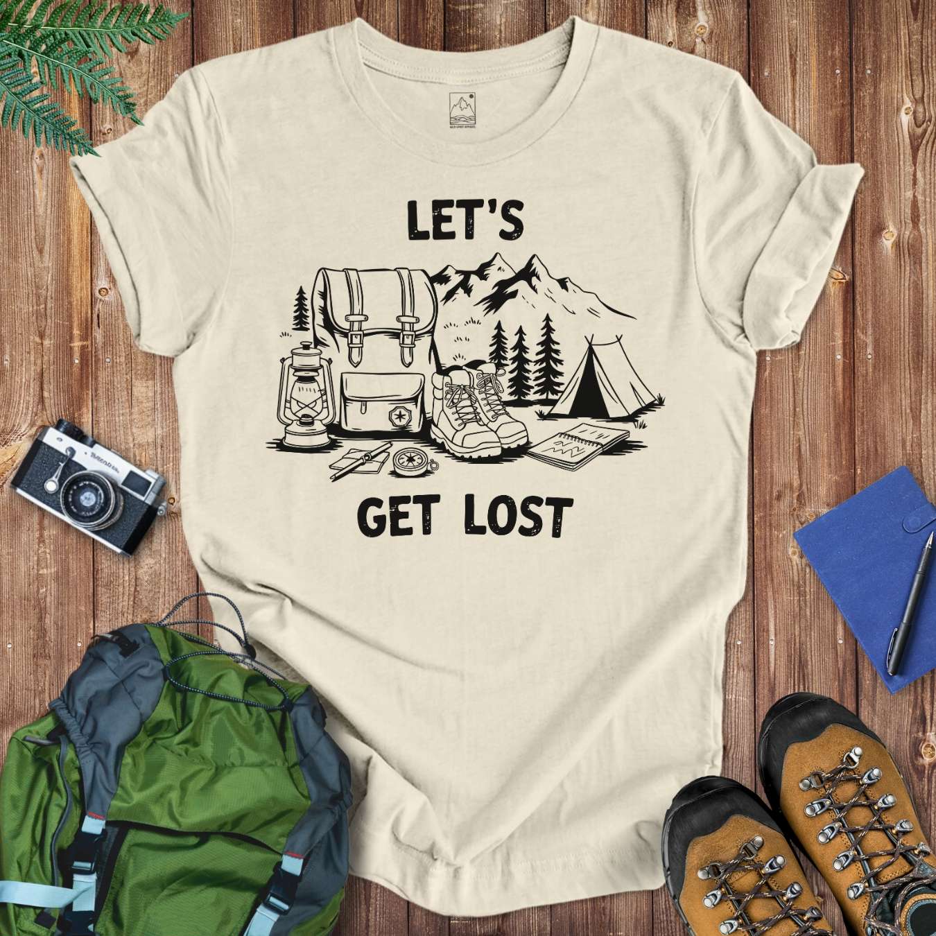 Get Lost Items Tee T-Shirt Natural / S