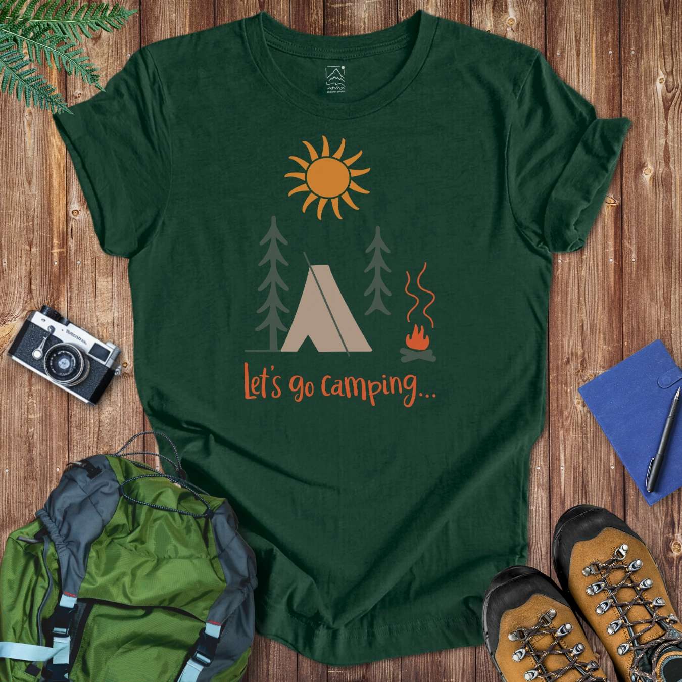 Go Camping Tee T-Shirt Forest / S