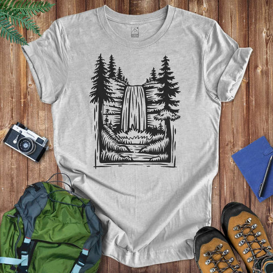 Great Waterfall Tee T-Shirt Athletic Heather / S