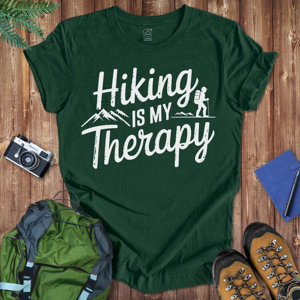 Hiking Therapy Tee T-Shirt Forest / S