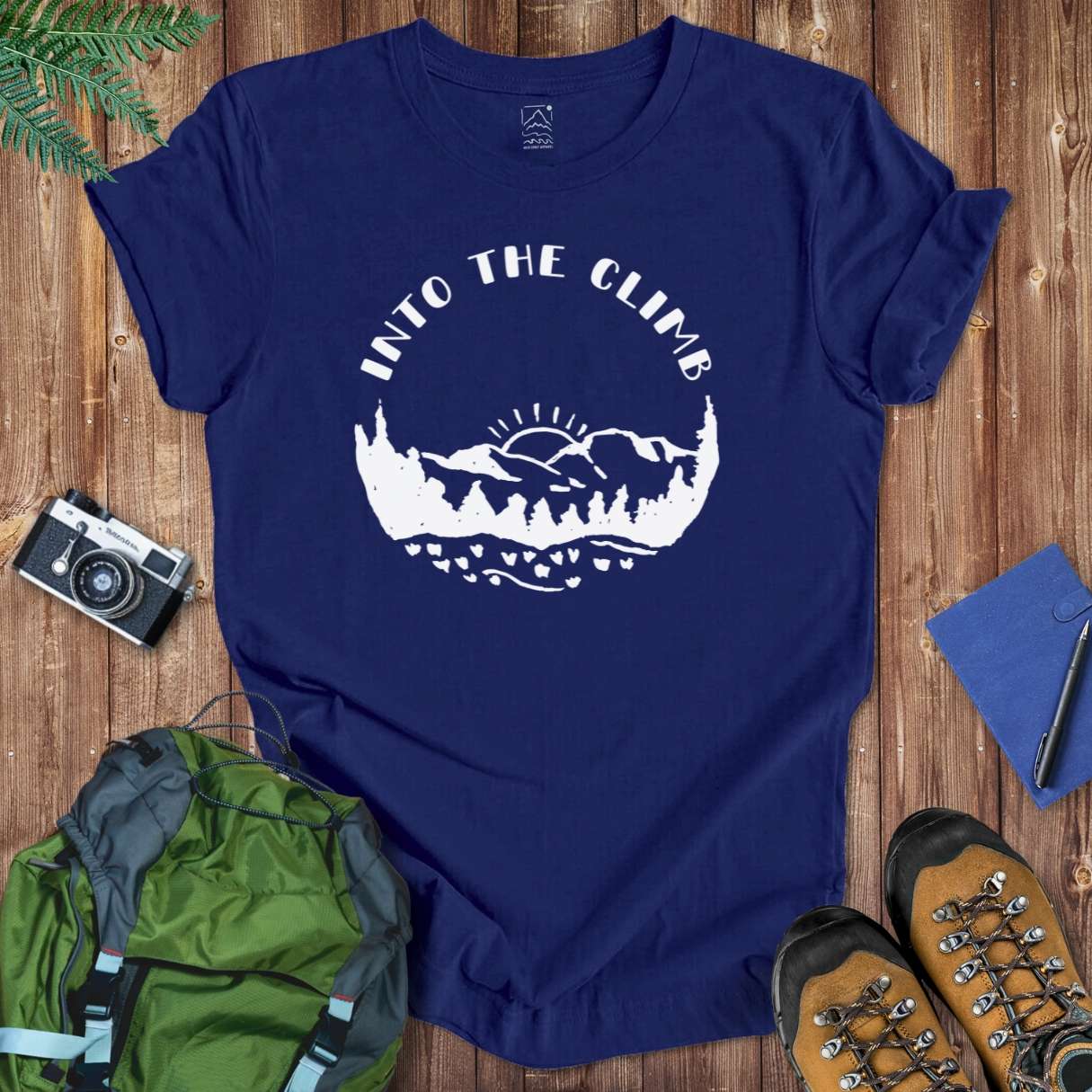 Into The Climb Tee T-Shirt Navy / S