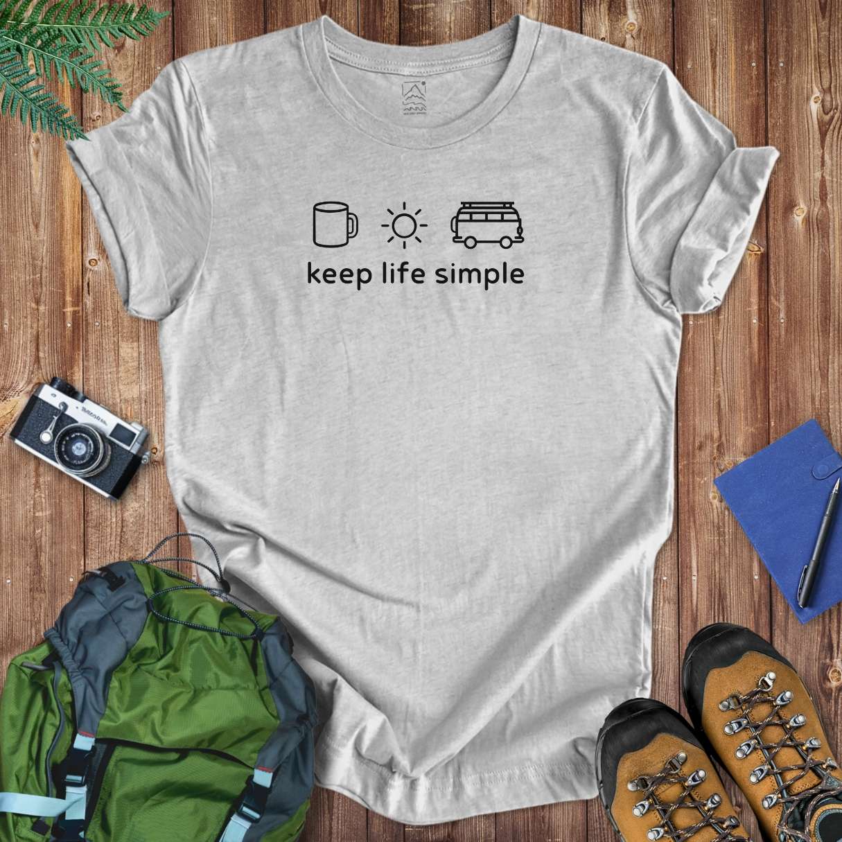 Keep It Simple Tee T-Shirt Athletic Heather / S