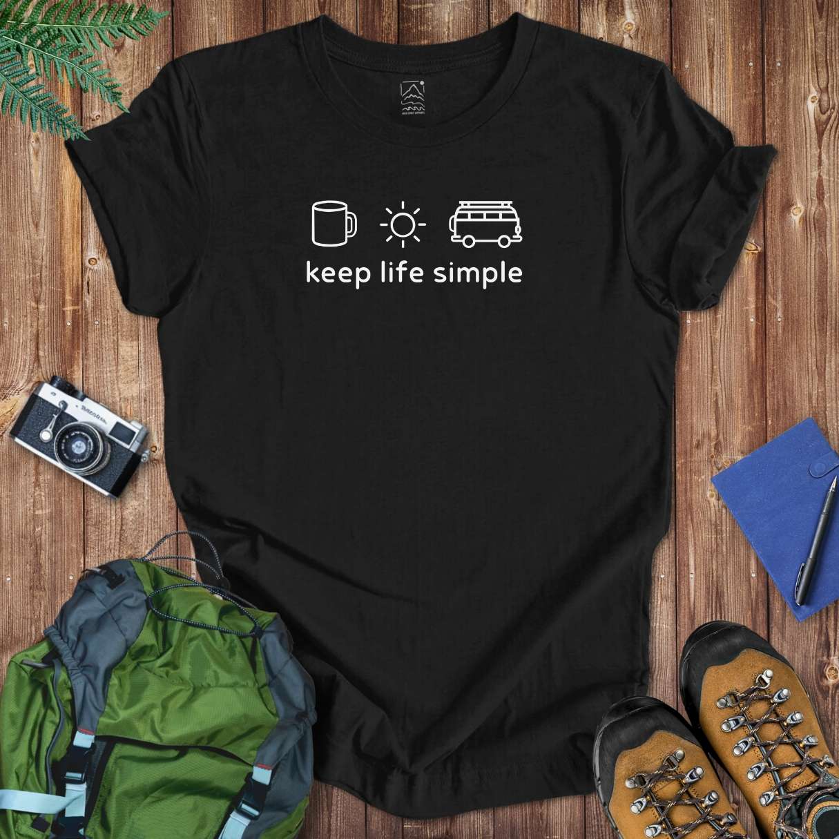 Keep It Simple Tee T-Shirt Black / S