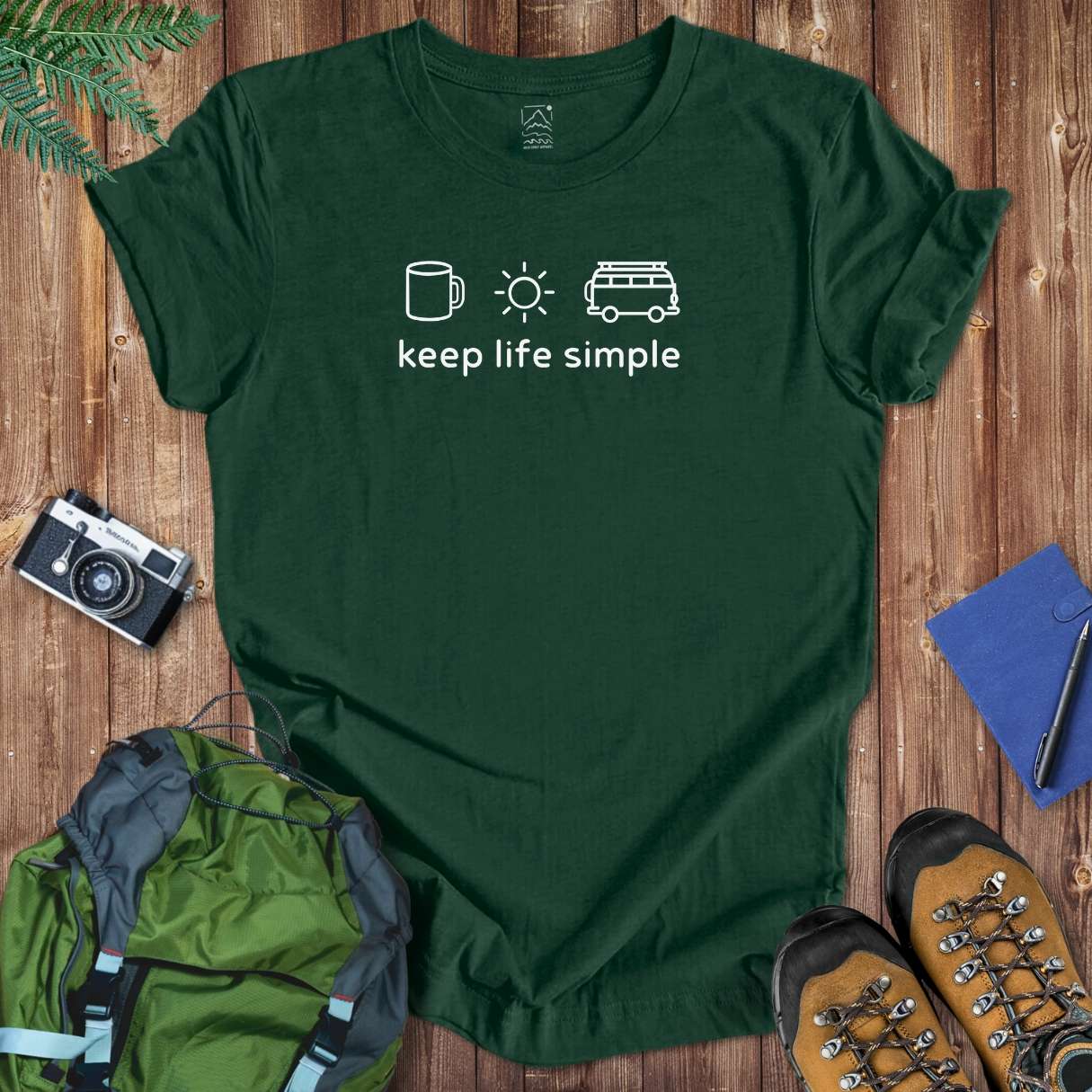 Keep It Simple Tee T-Shirt Forest / S