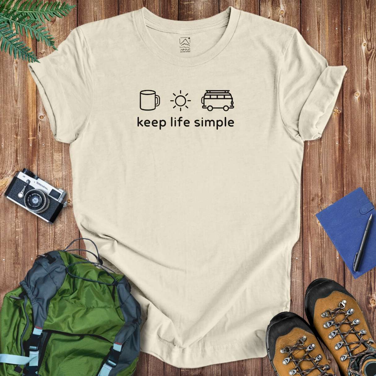 Keep It Simple Tee T-Shirt Natural / S