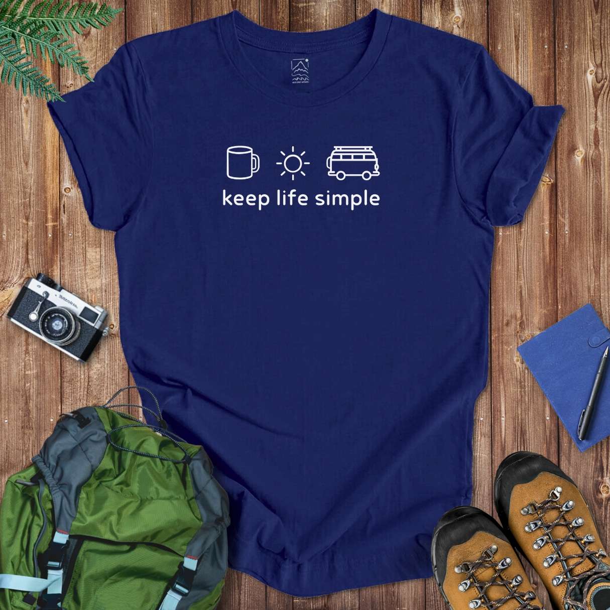 Keep It Simple Tee T-Shirt Navy / S