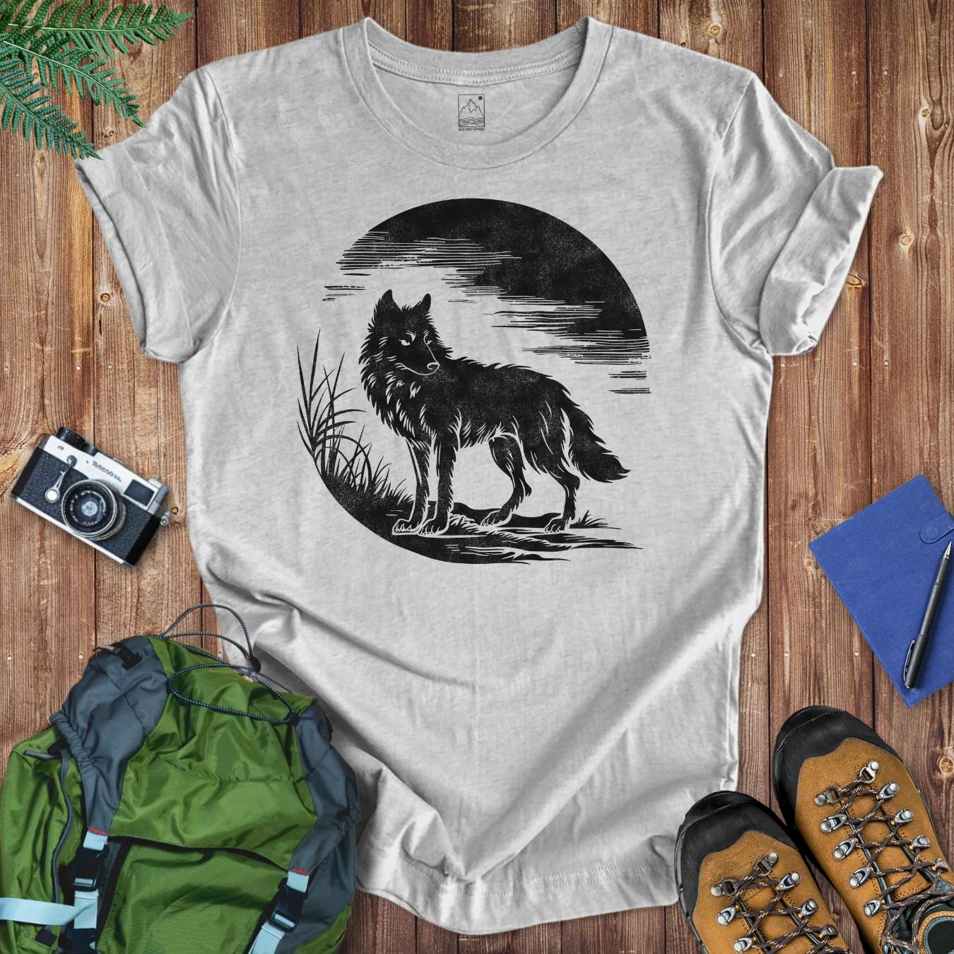 Lone Wolf Tee T-Shirt Athletic Heather / S