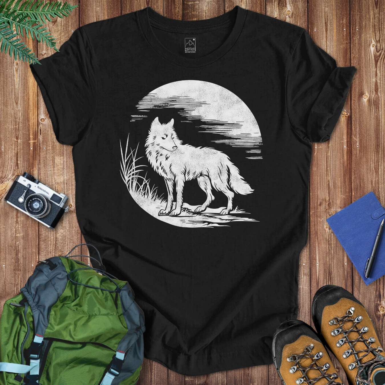 Lone Wolf Tee T-Shirt Black / S