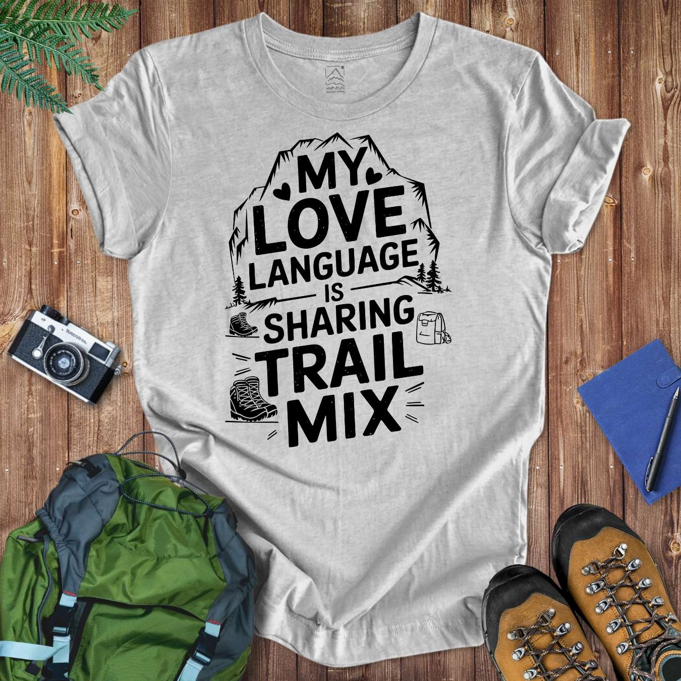 Love Language Trail Mix Tee T-Shirt Athletic Heather / S