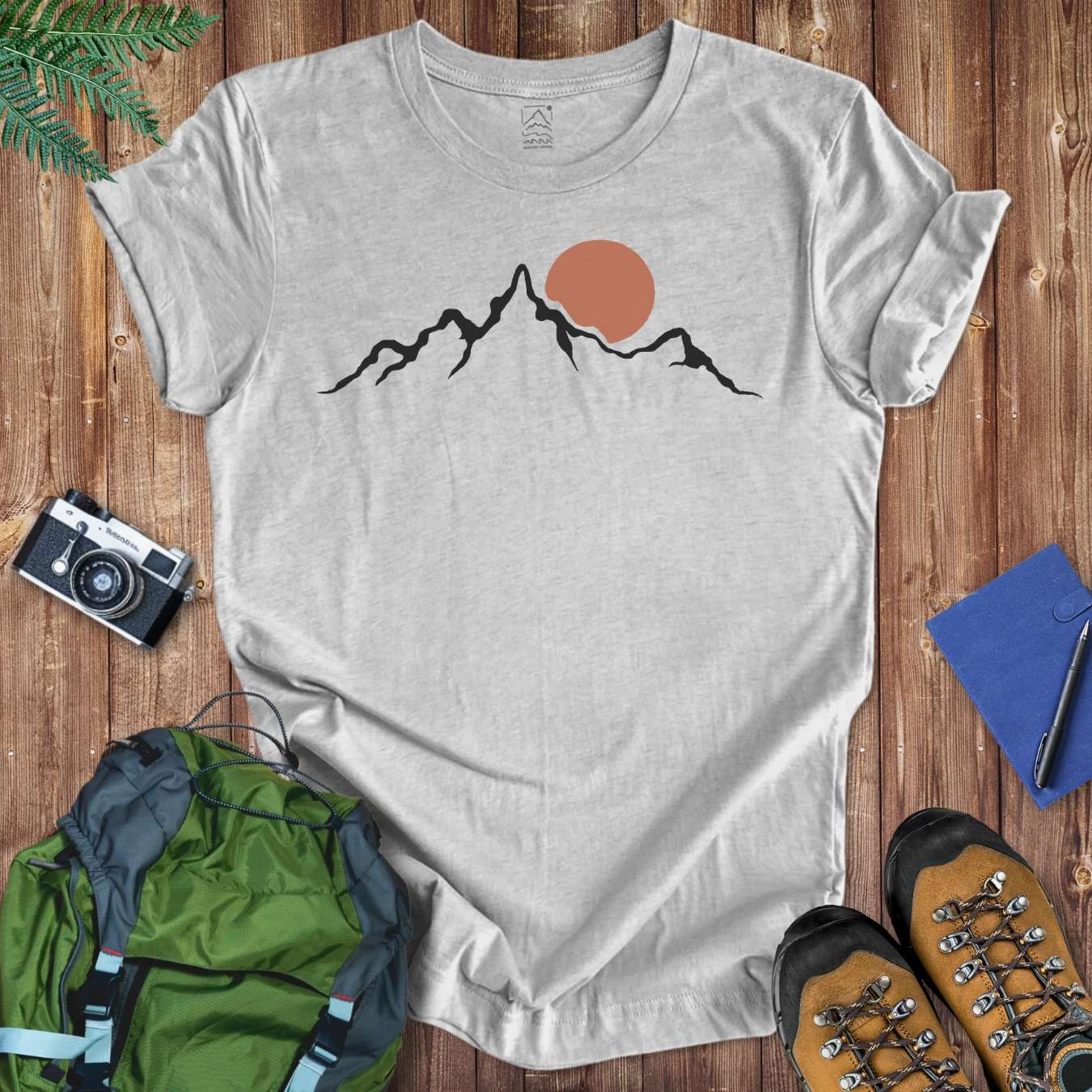 Minimalist Sunrise Tee T-Shirt Athletic Heather / S