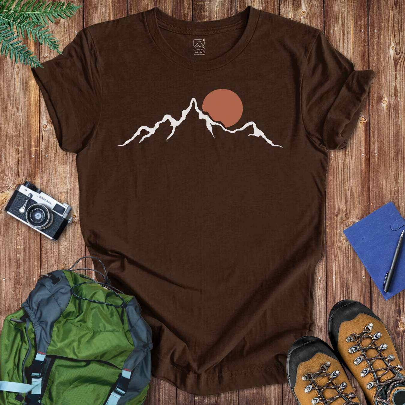 Minimalist Sunrise Tee T-Shirt Brown / S