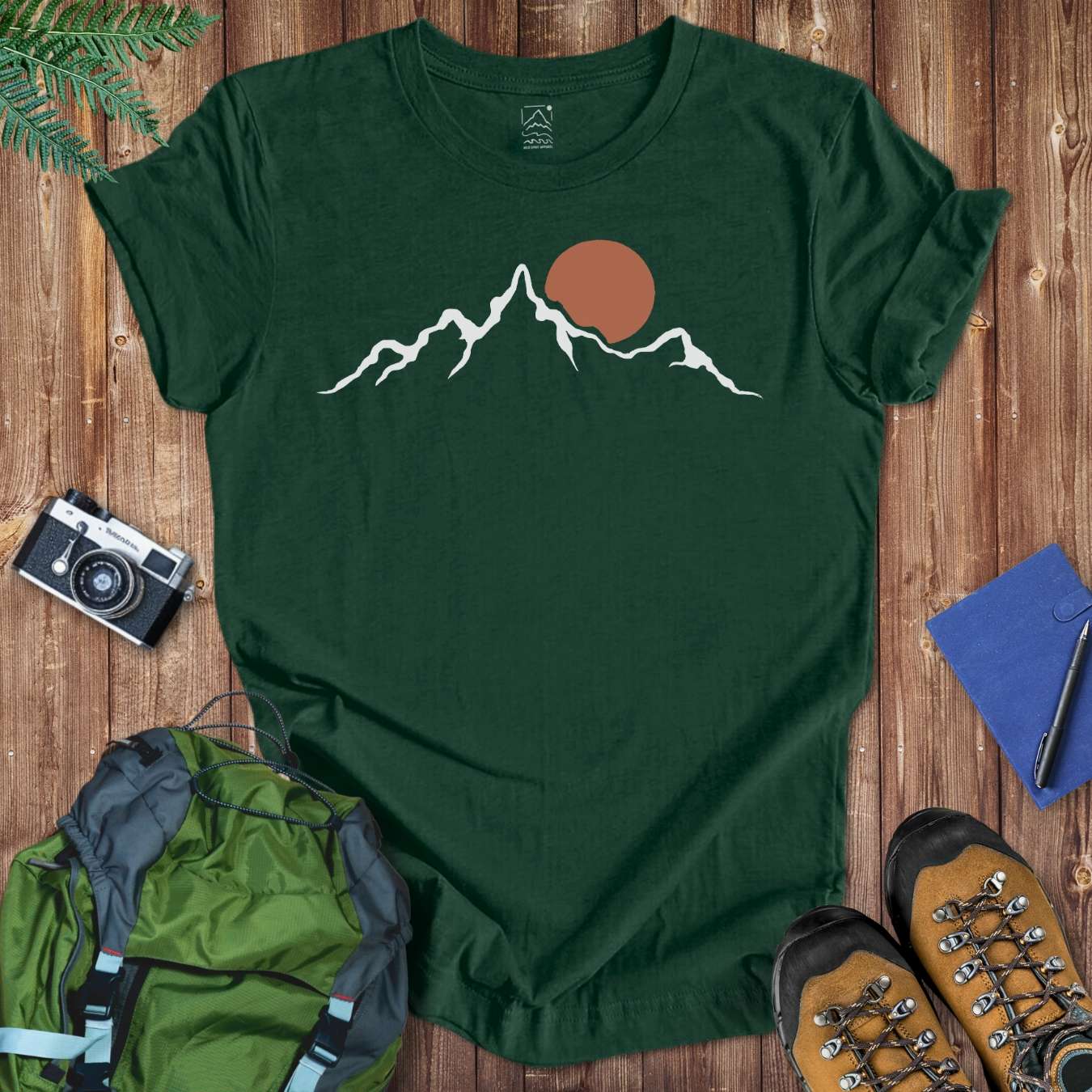 Minimalist Sunrise Tee T-Shirt Forest / S