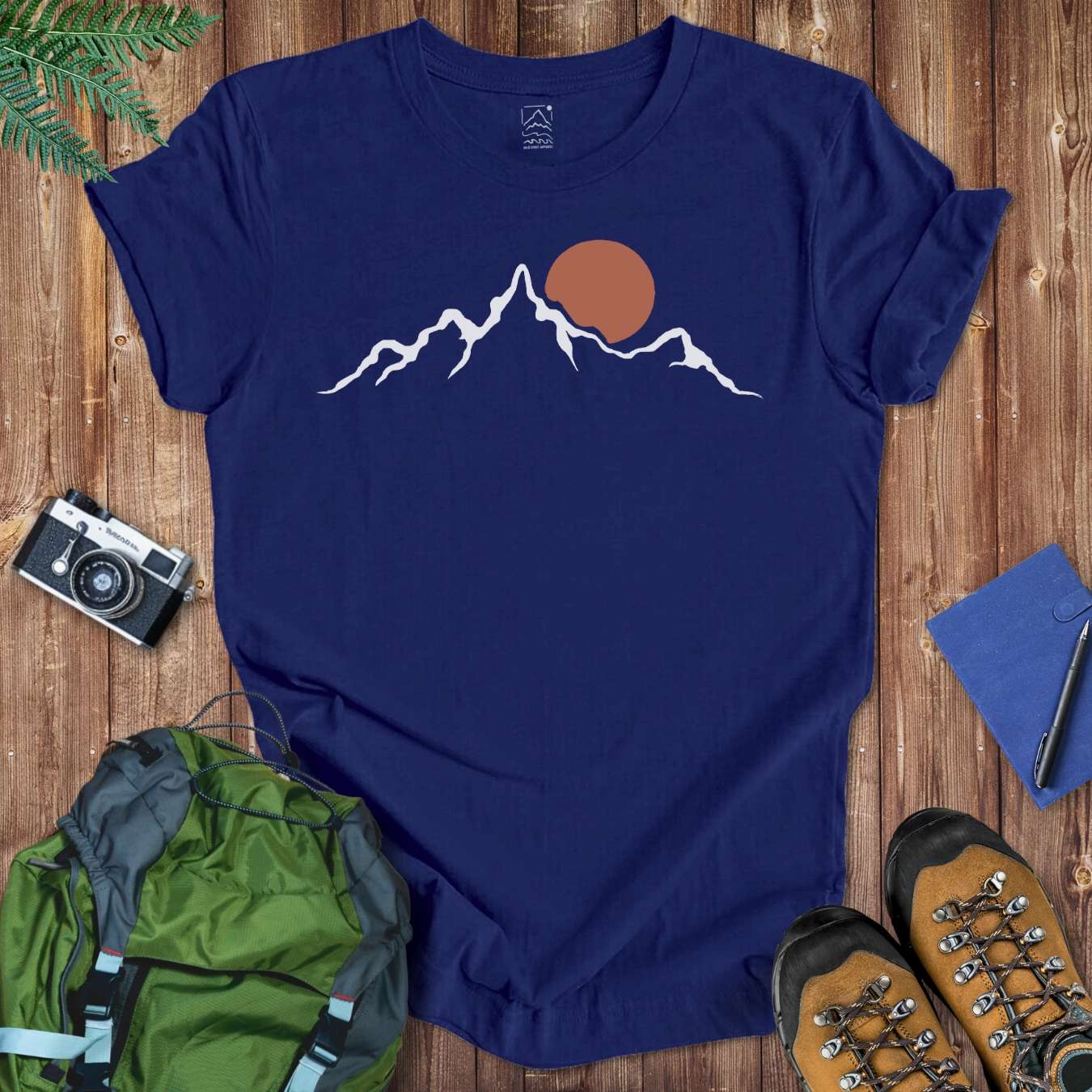 Minimalist Sunrise Tee T-Shirt Navy / S