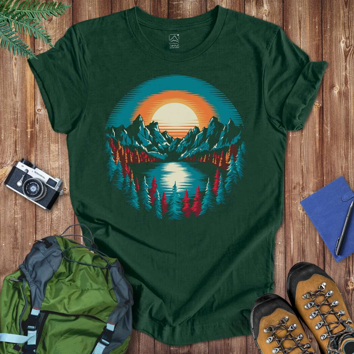 Moon Lake Tee T-Shirt Forest / S