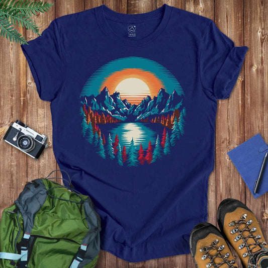 Moon Lake Tee T-Shirt Navy / S