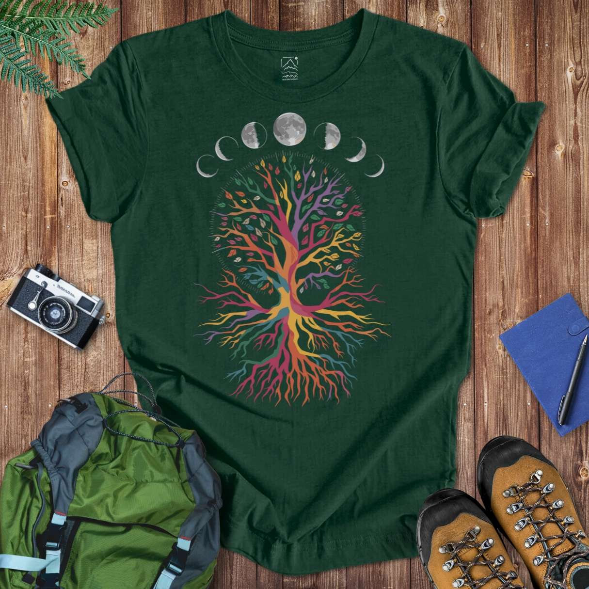 Moon Phases Tee T-Shirt Forest / S